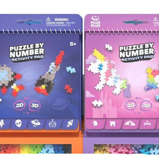 Plus Plus - Puzzle by Number Activity Pad 125Pce – realtoys