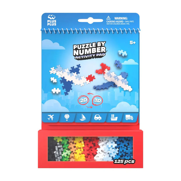 Plus Plus - Puzzle by Number Activity Pad 125Pce