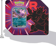 Pokemon TCG Team Rocket Tin Asst