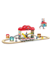 Portable Train Station Set