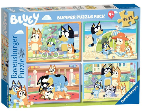 Bluey Gotta Be Done! 4x42pc puzzle