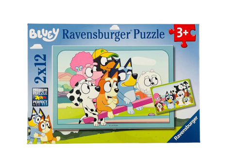 2 x 12pce Puzzles Fun with Bluey