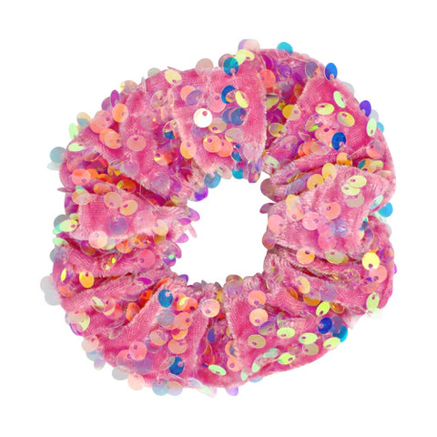 Sequin Velvet Hair Scrunchie