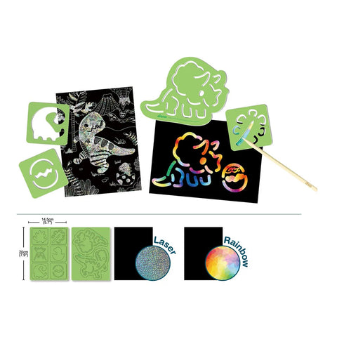 Scratch - Dinosaurs with Stencils