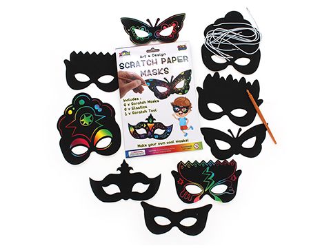 Scratch Paper Masks – realtoys