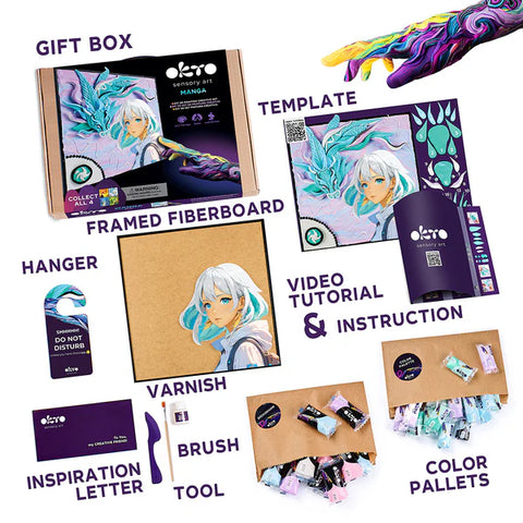 Sensory Art - 3D Painting Creative set - Manga Air