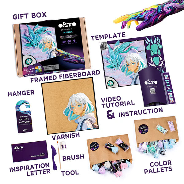 Sensory Art - 3D Painting Creative set - Manga Air