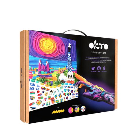 Sensory Art Creative Canvas Set- Park Guell Barcelona