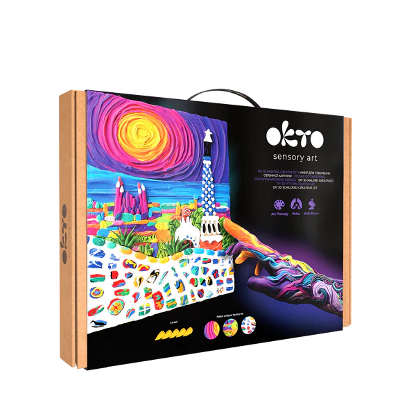 Sensory Art Creative Canvas Set- Park Guell Barcelona