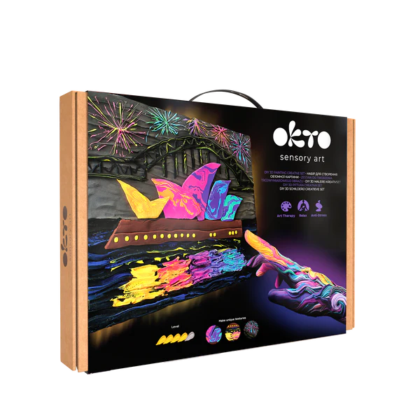 Sensory Art Creative Canvas Set- Sydney Opera House