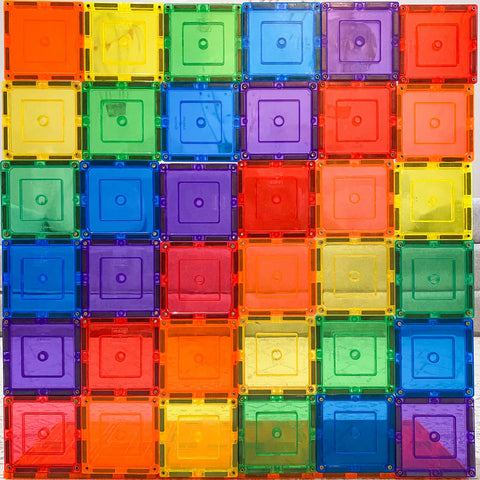 Magnetic Tiles Square Pack 36pcs