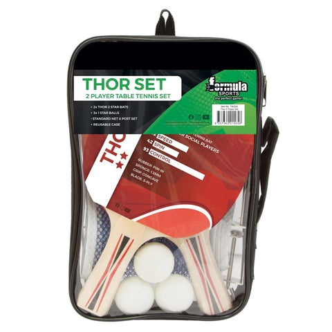 Table Tennis Set - 'Thor' 2 Player with Net and Balls