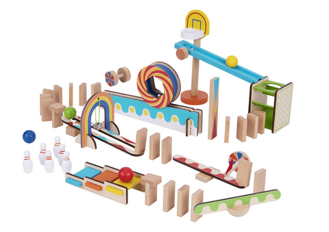 Domino Run Building Set - 57pce