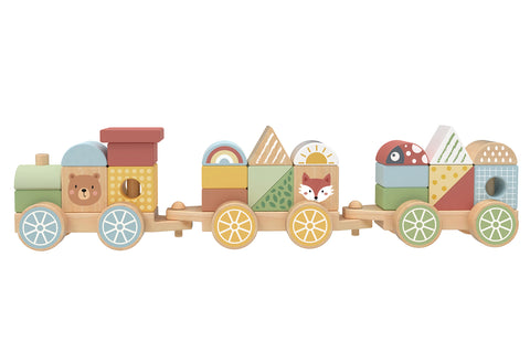 My Forest Stacking Blocks Train