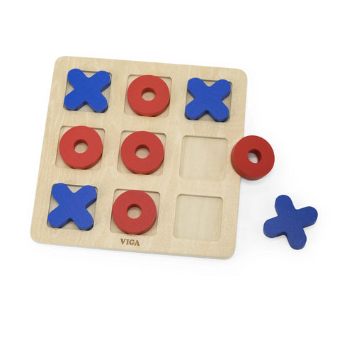 Tic Tac Toe Wooden Game