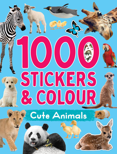 1000 Stickers and Colouring Book