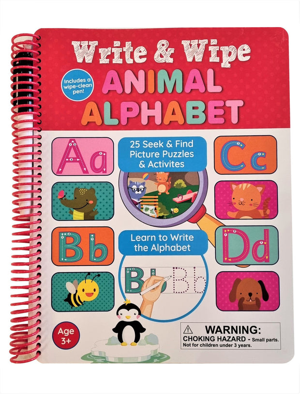 Write and Wipe Animal Alphabet Book