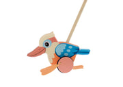 Wooden Push Along Kookaburra