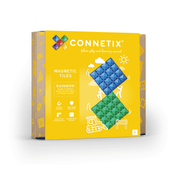 Connetix Baseplate 2 pc - Blue and Green