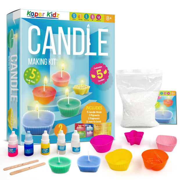 5 Colourful Candle Making Kit