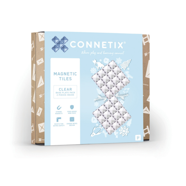 Connetix Baseplate 2 pc - Clear