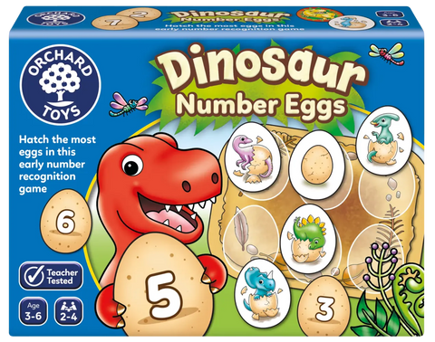 Dinosaur Number Eggs