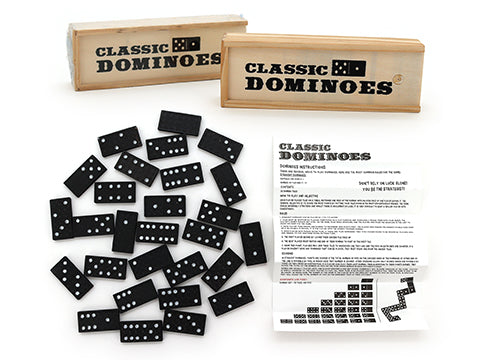 Classic Wooden Dominos in box
