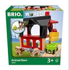 Animal Barn with wooden Animals