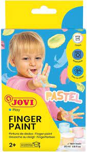 Finger Paint Kit - Pastel 6pk 35ml