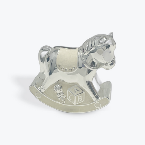 Rocking Horse Money Box Pewter PW13