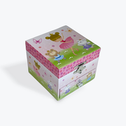 Ballerina Bear Dancer Small SQ Jewellery Box