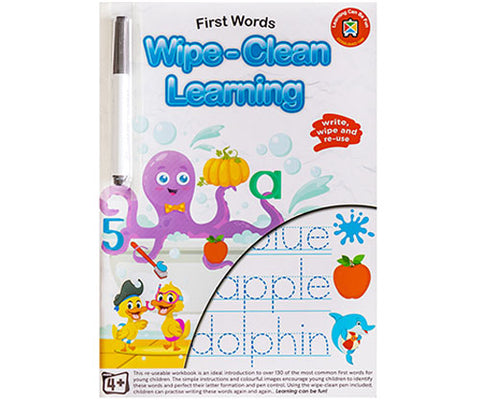 Wipe Clean Learning Books - Asst