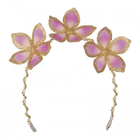 Headband Glitter Flowers - The fairy lady