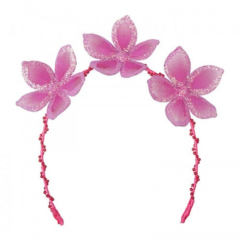 Headband Glitter Flowers - The fairy lady