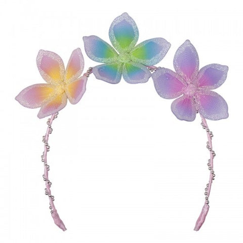 Headband Glitter Flowers - The fairy lady