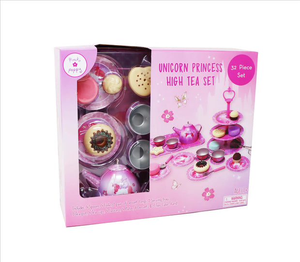 Unicorn Princess High Tea Tin Tea Set 32 pce
