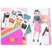 Dress me up fashion book with stickers