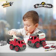 2 in 1 Build-ables Fire Rescue Vehicles