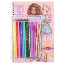 Top Model Colour Book and Pencil Set