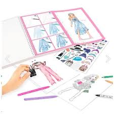 Top Model Colour Book and Pencil Set