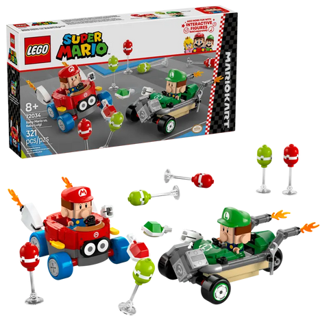 Super Mario Baby Mario vs Baby Luigi