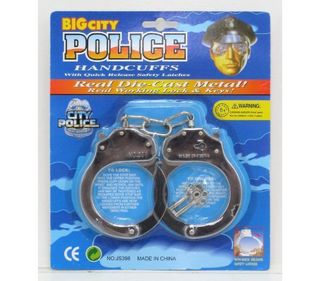 Big City Police Metal Handcuffs