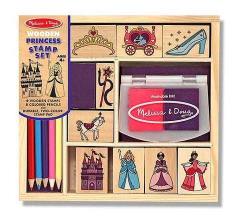 Princesses Wooden Stamp Set