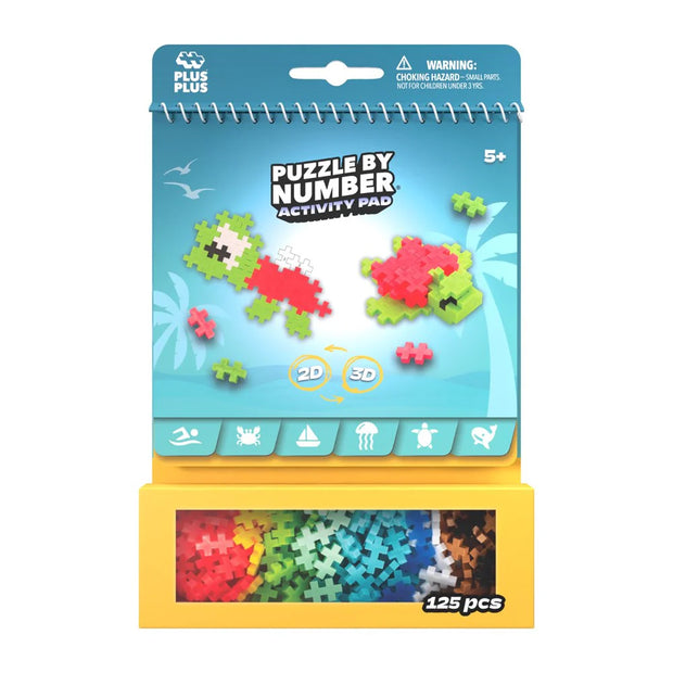 Plus Plus - Puzzle by Number Activity Pad 125Pcs