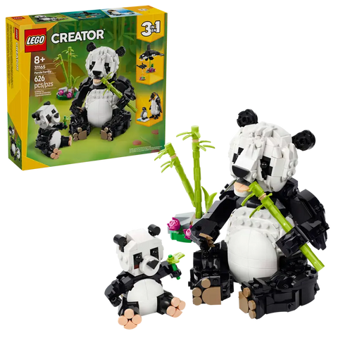Creator Wild Animals Panda Family