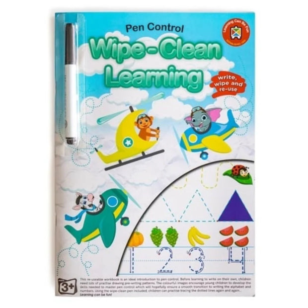 Wipe Clean Learning Books - Asst