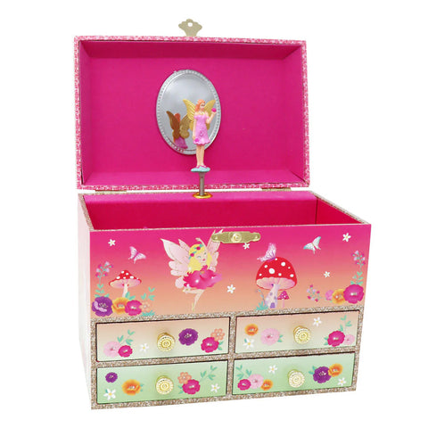 Unicorn and Pixie Fairy Medium Musical Box