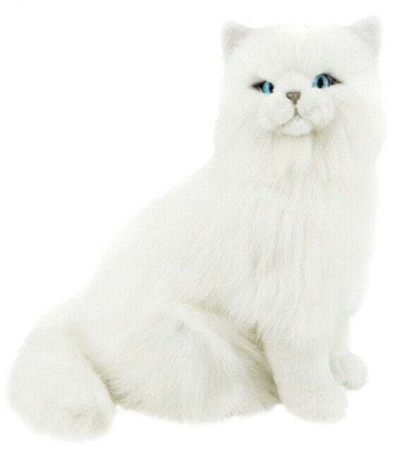 Pearl Persian White Sitting Cat 34cm