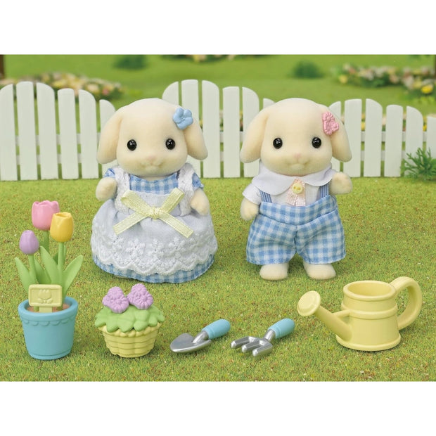 SF Blossom Gardening Set - Flora Rabbit Sister & Brother