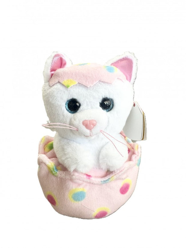 Beanie Boo Reg - Giggles Cat in Egg